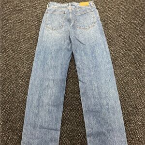 Denim Forum The ’90s Marlo Hi Rise Baggy Jeans Size 26 Light Wash Aritzia